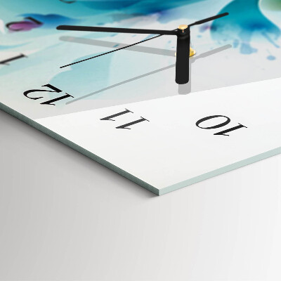 Wanduhr design ausgefallen vertikal Abstraktion