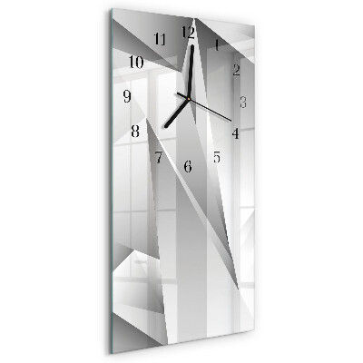 Wanduhr design ausgefallen vertikal Muster