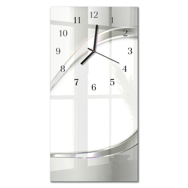 Wanduhr mit motiv vertikal Pflanzenblätter