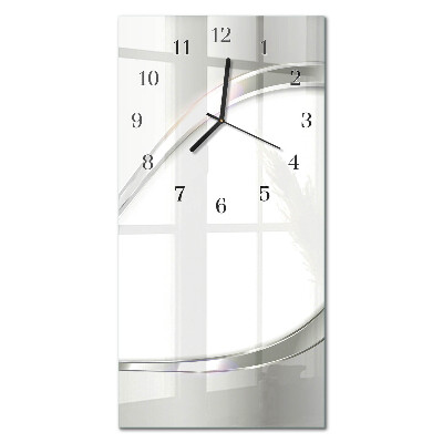 Wanduhr mit motiv vertikal Pflanzenblätter