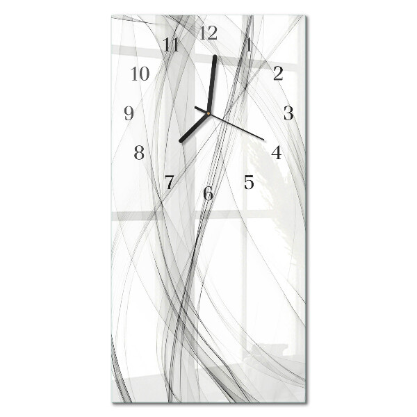 Wanduhr mit motiv vertikal Blumen
