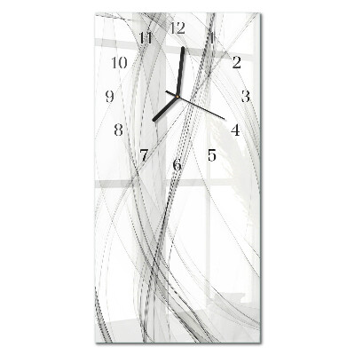Wanduhr mit motiv vertikal Blumen