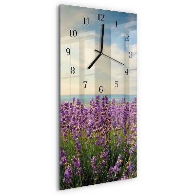 Wanduhr mit motiv vertikal Blumen