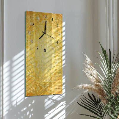 Vertikale glas wanduhr Abstraktion
