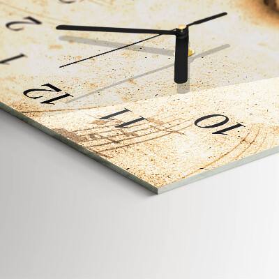 Wanduhr design ausgefallen vertikal Mikrofon