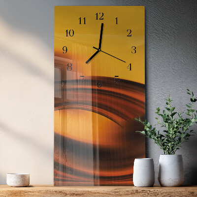 Moderne wanduhr vertikal Abstraktion