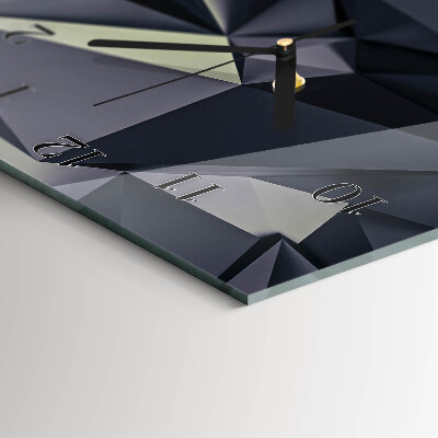 Wanduhr design ausgefallen vertikal Dreiecke