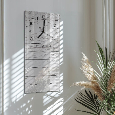 Vertikale glas wanduhr Wand