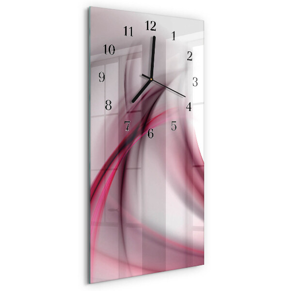 Wanduhr mit motiv vertikal Abstraktion