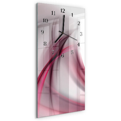 Wanduhr mit motiv vertikal Abstraktion