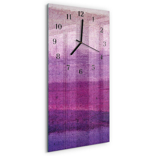 Moderne wanduhr vertikal Leinwand