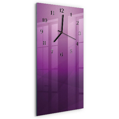 Vertikale glas wanduhr Material