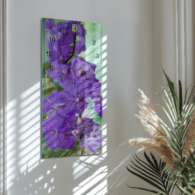 Vertikale Uhr Blumen