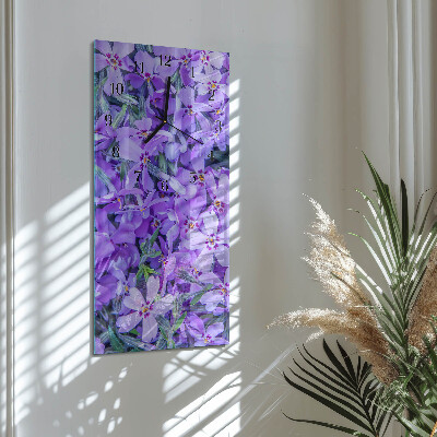 Vertikale Uhr Blumen