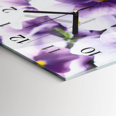 Vertikale Uhr Blumen