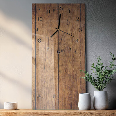 Wanduhr mit motiv vertikal Holz