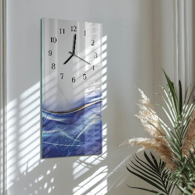 Wanduhr design ausgefallen vertikal Abstrakte Linien