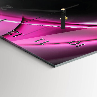 Wanduhr design ausgefallen vertikal Abstrakte Linien