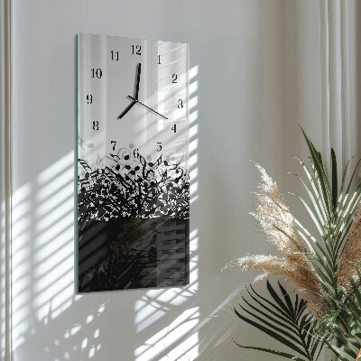 Moderne wanduhr vertikal Abschlüsse