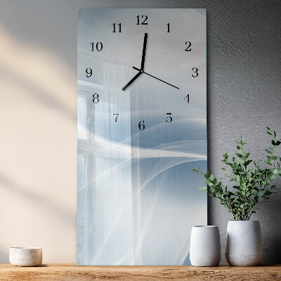 Wanduhr mit motiv vertikal Abstrakte Linien
