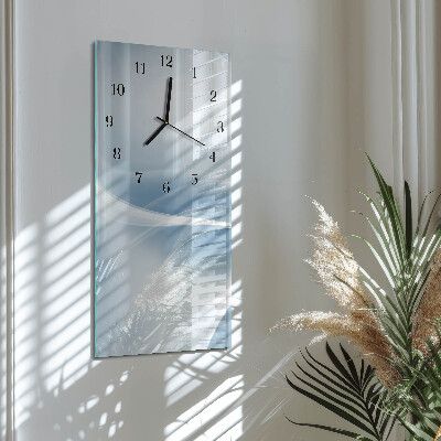 Wanduhr mit motiv vertikal Abstrakte Linien