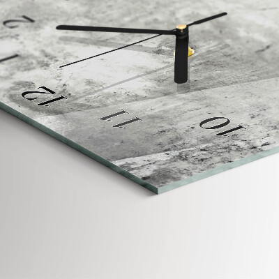 Vertikale glas wanduhr Wand