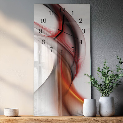 Vertikale Uhr Abstrakte Linien