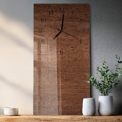 Wanduhr mit motiv vertikal Holzbretter