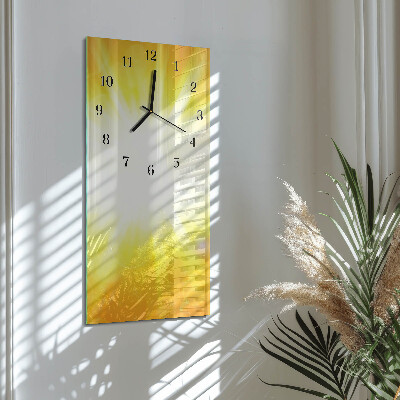 Vertikale Uhr Sonnenlicht