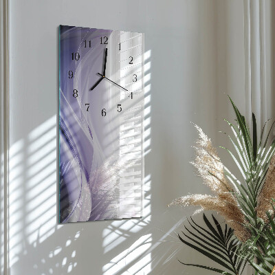 Wanduhr design ausgefallen vertikal Abstraktion