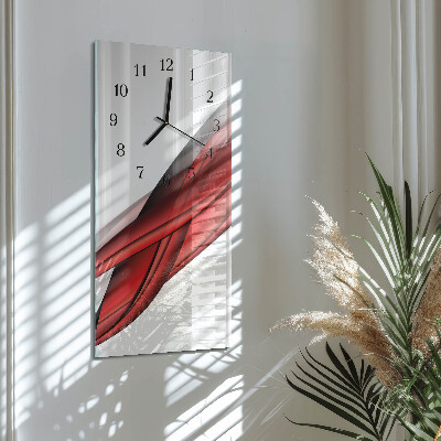 Wanduhr mit motiv vertikal Abstraktion