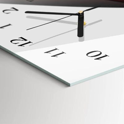 Wanduhr mit motiv vertikal Abstraktion