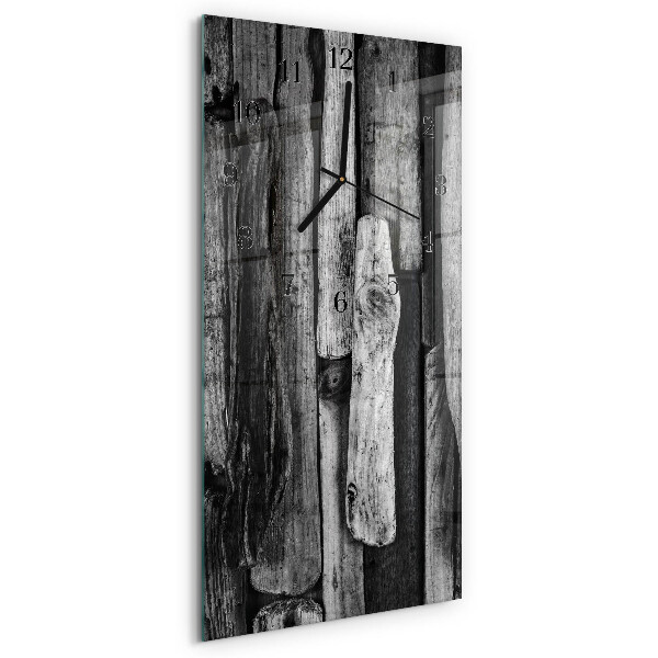 Vertikale glas wanduhr Boards