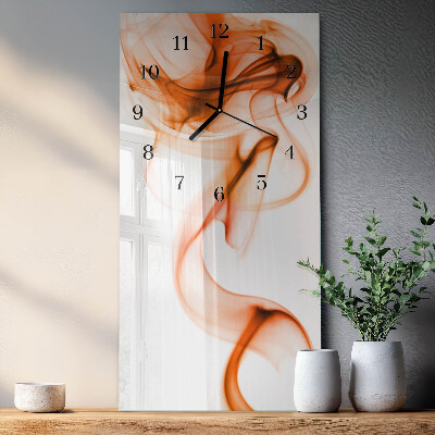 Vertikale glas wanduhr Muster