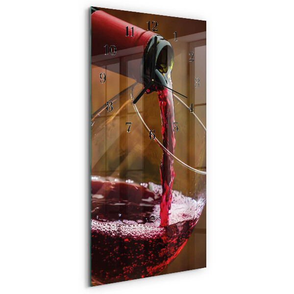 Vertikale Uhr Wein