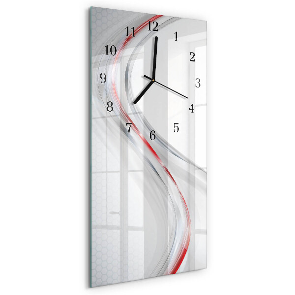 Moderne wanduhr vertikal Kurve