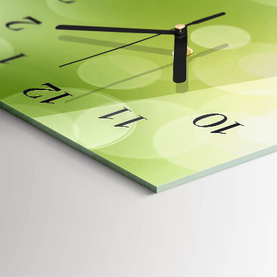 Vertikale glas wanduhr Muster