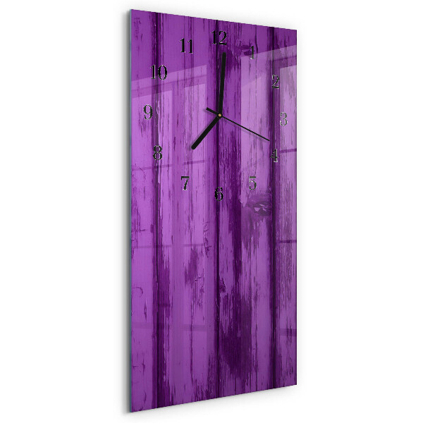 Wanduhr mit motiv vertikal Holz