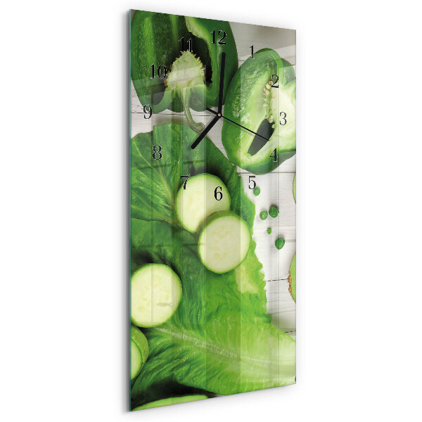 Vertikale Uhr Gemüse