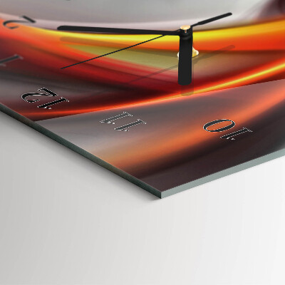 Wanduhr design ausgefallen vertikal Abstraktion