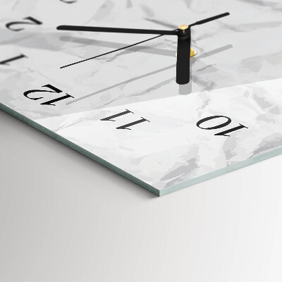 Wanduhr design ausgefallen vertikal Ein Blatt Papier