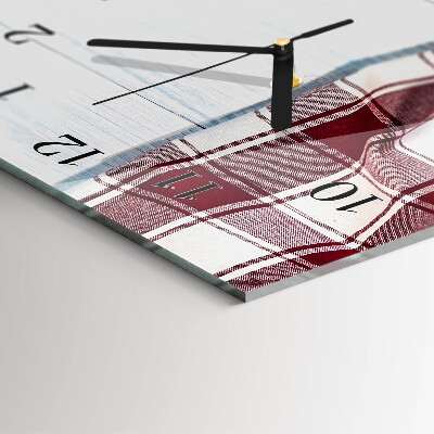 Wanduhr design ausgefallen vertikal Tischdecke