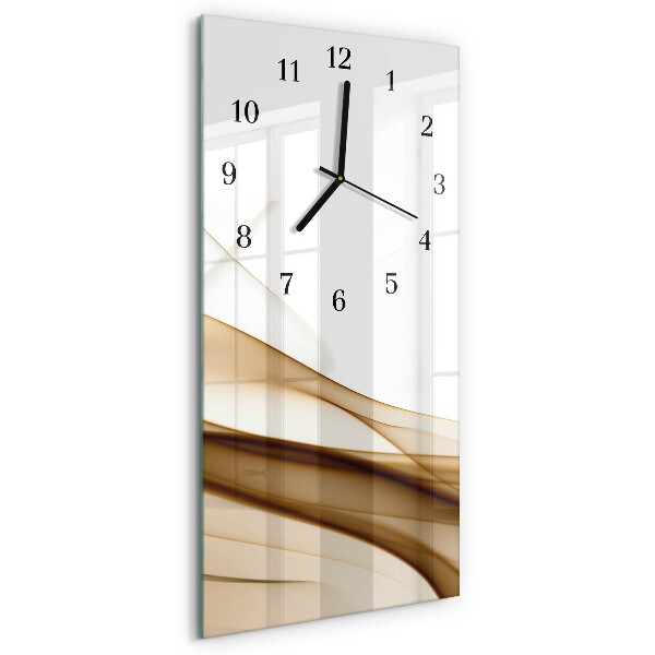 Wanduhr mit motiv vertikal Abstraktion