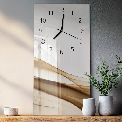 Wanduhr mit motiv vertikal Abstraktion