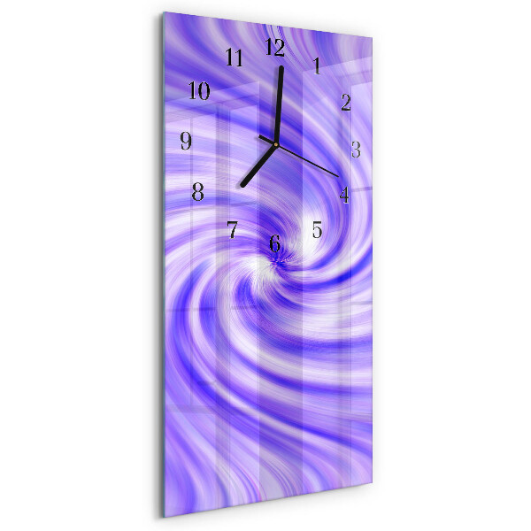 Wanduhr mit motiv vertikal Wirbel