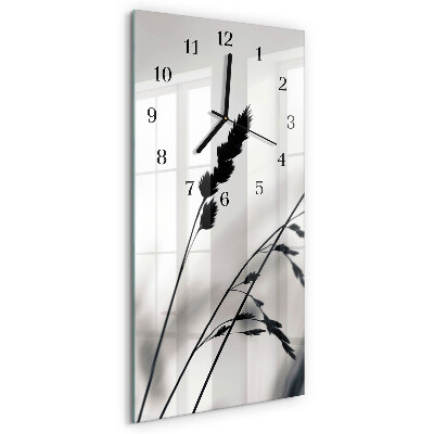 Wanduhr design ausgefallen vertikal Getreide