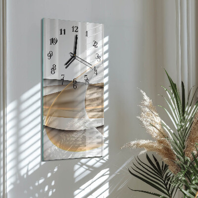 Wanduhr mit motiv vertikal Abstraktion