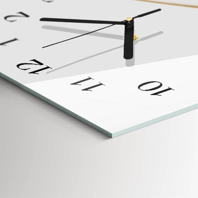 Wanduhr mit motiv vertikal Abstraktion