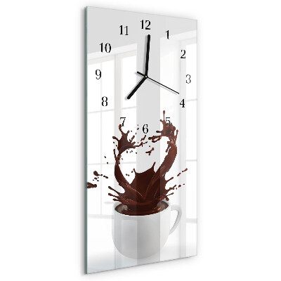 Vertikale Uhr Kaffee