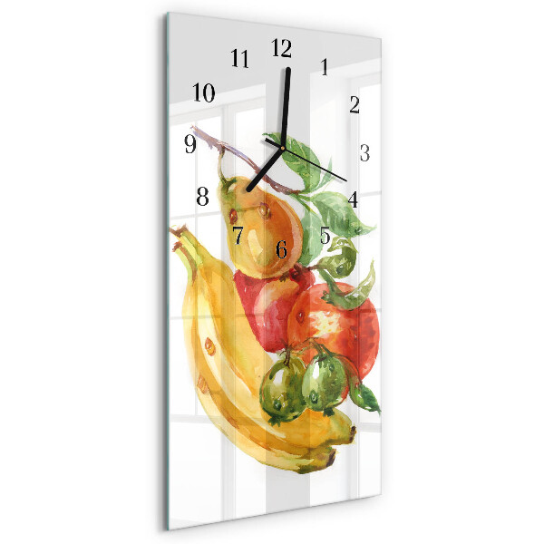Vertikale Uhr Obst